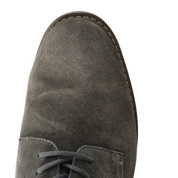 G.H. Bass & Co Mens Pasadena Grey Leather Suede Shoes SZ 8W No Insoles Office - Picture 7 of 13